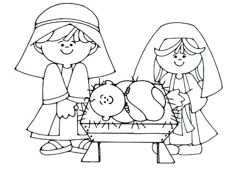 Mary And Martha Coloring Page at GetColorings.com | Free printable ...