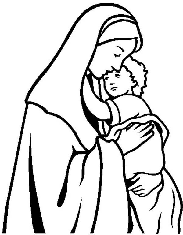 600x768 Free Coloring Pages Christmas Baby Jesus