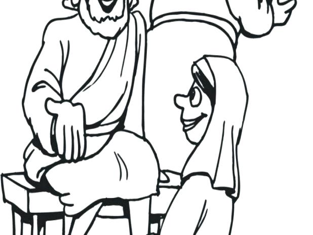 618x464 Martha And Mary Coloring Page Simple Mary And Martha Coloring Page