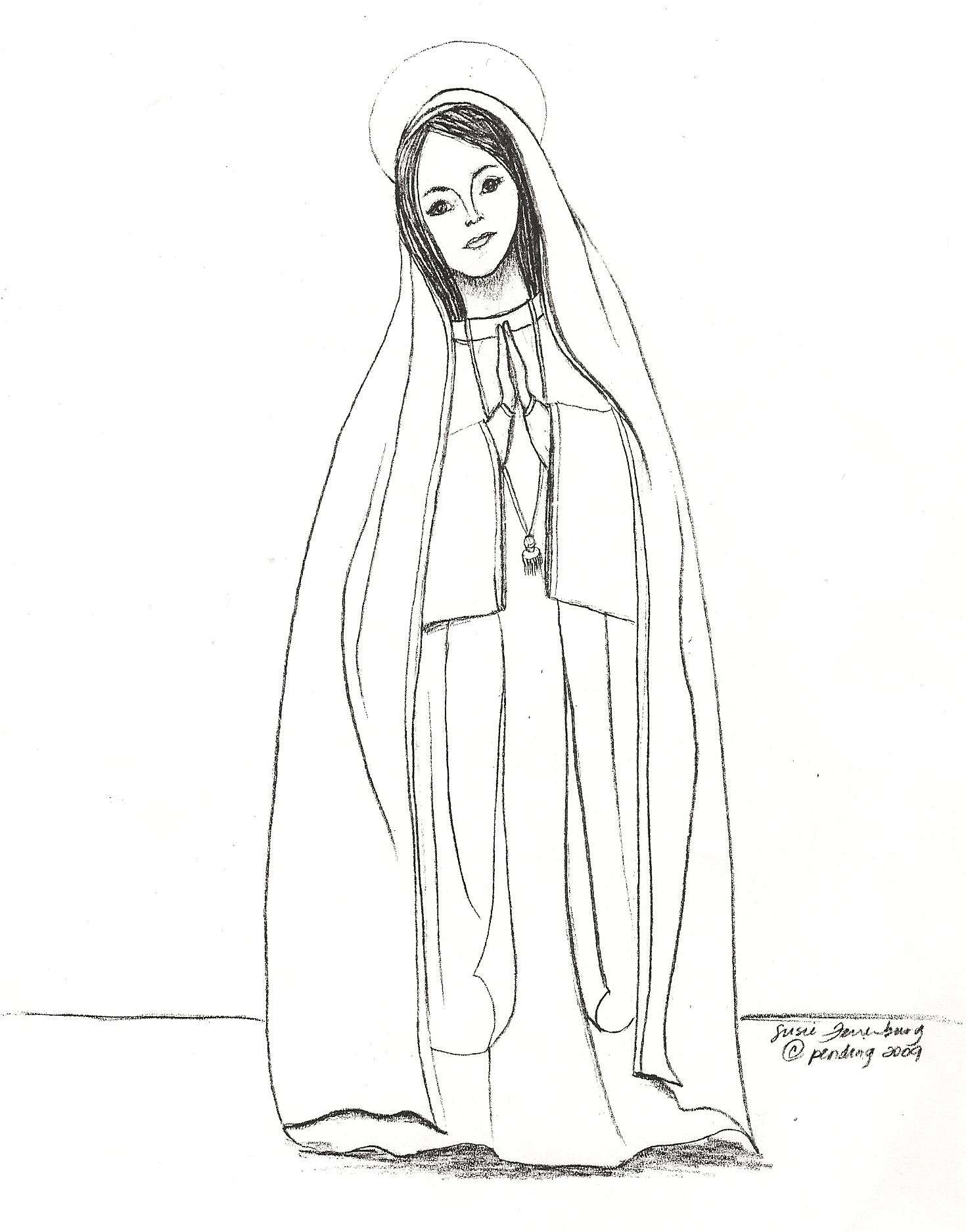 1470x1874 Virgin Mary Coloring Pages