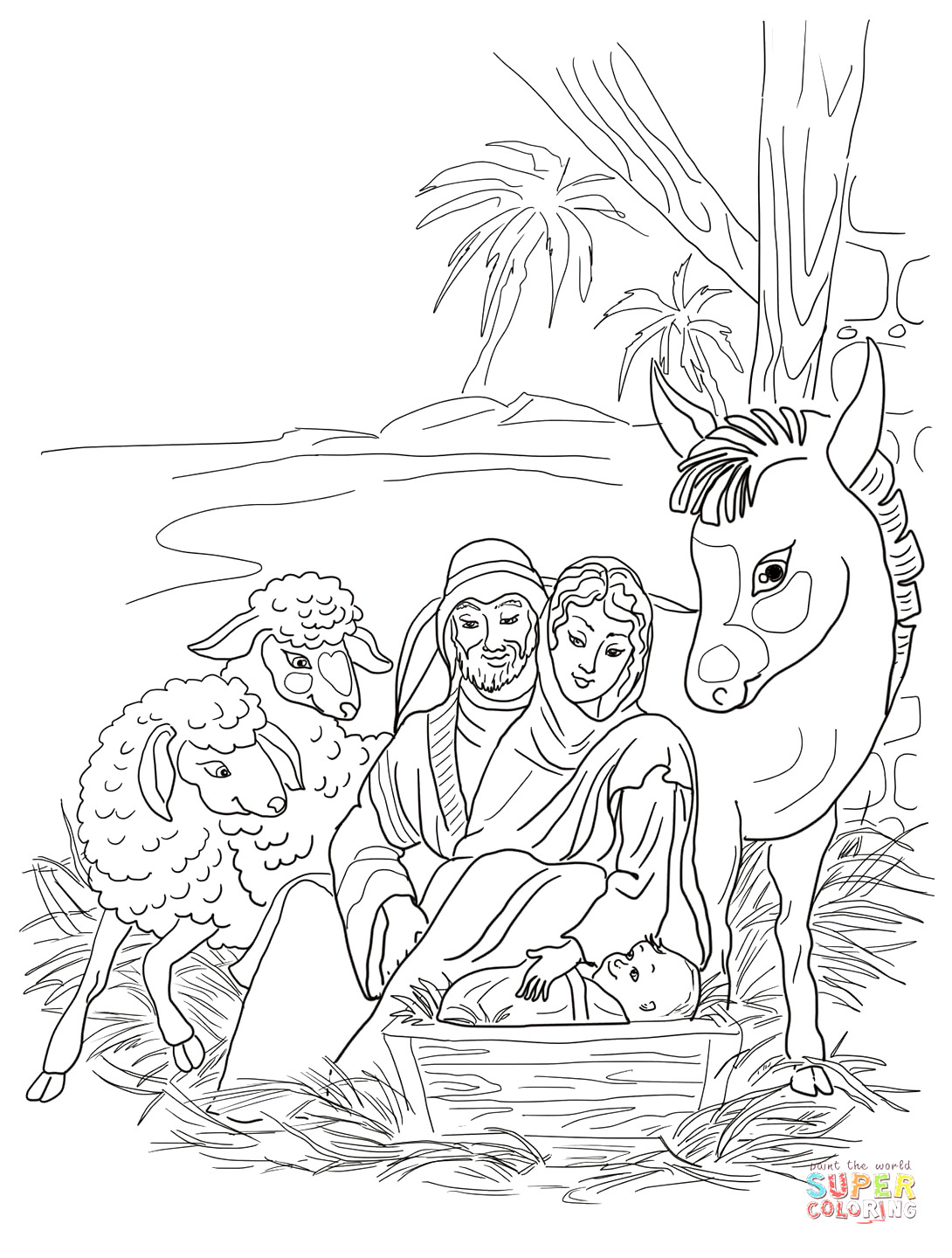 1090x1440 Free Christian Coloring Pages For Children, And Adults Level 3