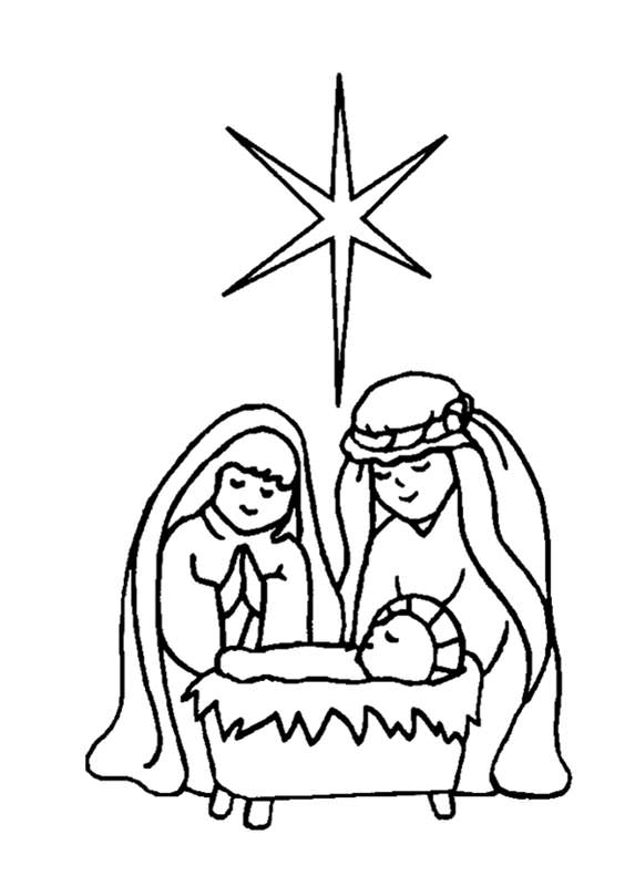 Free Christian Coloring Pages For Kids And Young Children Level 573x800 Free Christian Coloring Pages For Kids And Young Children Level
