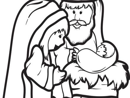 Birth Of Jesus Christ Coloring Pages Merry Christmas, Jesus 440x330 Birth Of Jesus Christ Coloring Pages Merry Christmas, Jesus