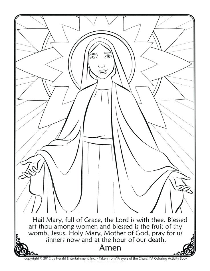 736x951 Coloring Pages Mary Mother Of God Coloring Page Coloring Pictures