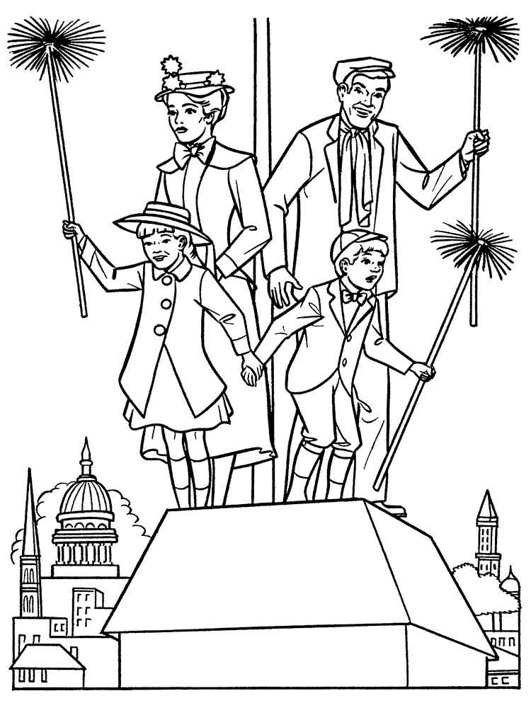 Mary Poppins Coloring Pages. Free Printable Mary Poppins Coloring 750x1000 Mary Poppins Coloring Pages. Free Printable Mary Poppins Coloring