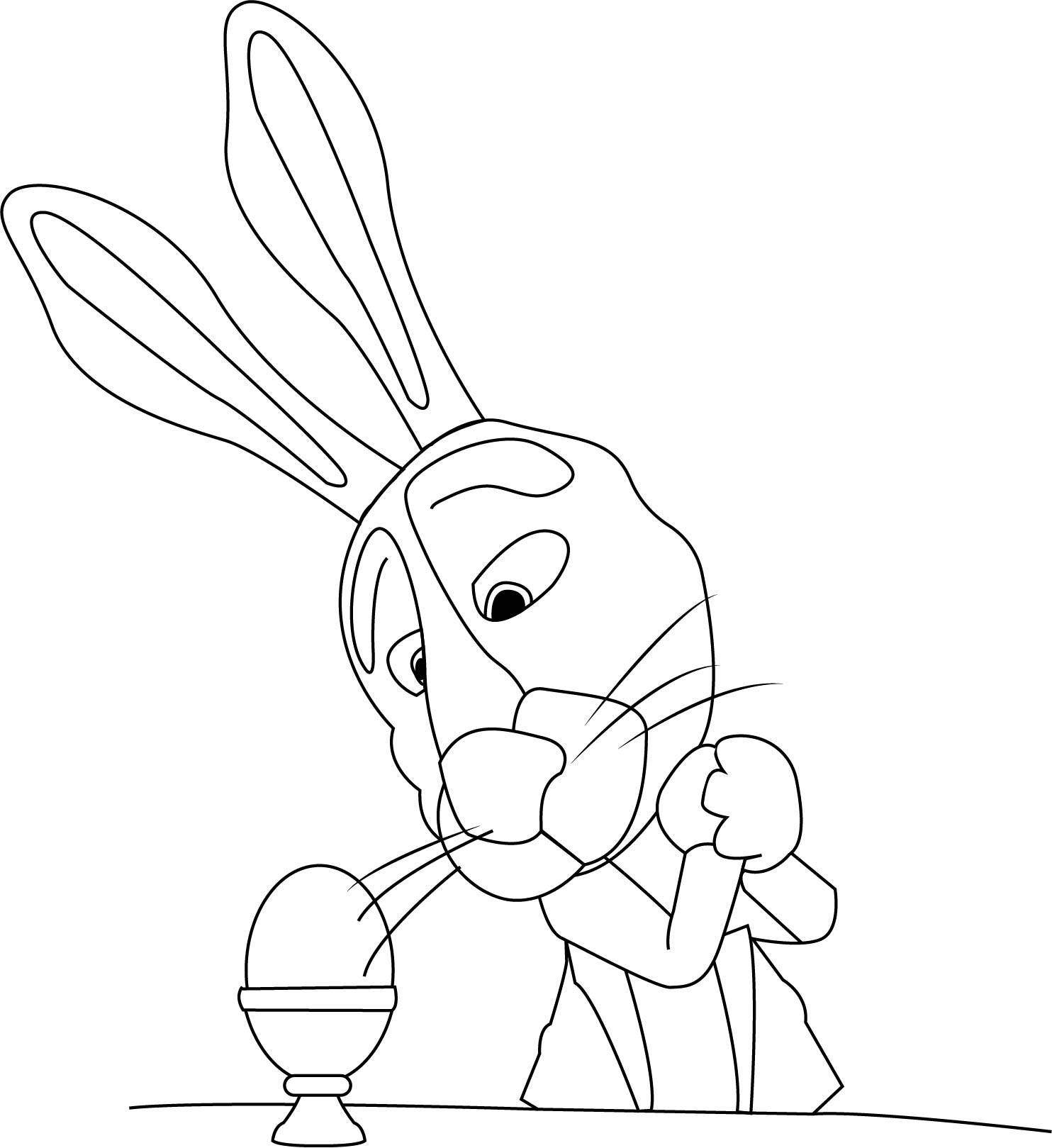 1484x1619 Masha And Bear Bunny My Easter Egg Coloring Page Wecoloringpage
