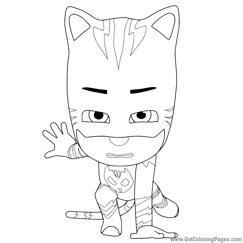 1024x1024 Pj Masks Coloring Pages