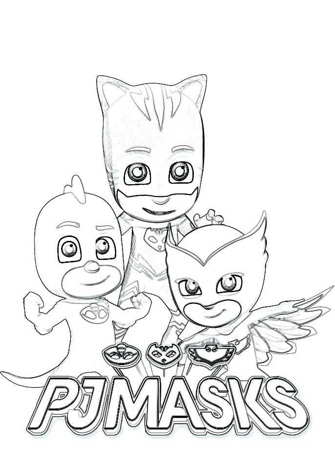 686x966 Pj Masks Coloring Pages Plus Masks Coloring Sheets Pj Masks