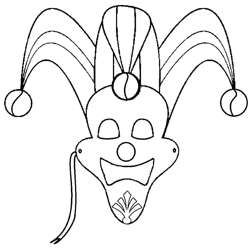 850x850 Coloring Mask Mask Coloring Pages Free Printable Mask Coloring