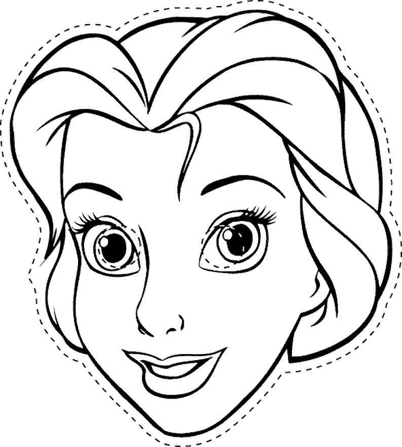 793x880 Coloring Pages Of Disney Character Mask Coloring Pages