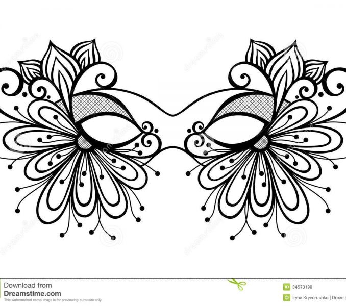 Masquerade Coloring Pages