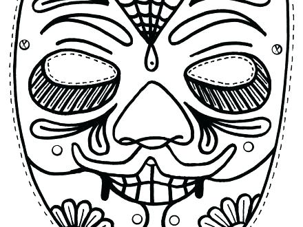 440x330 Masquerade Coloring Pages Masquerade Mask Coloring Pages