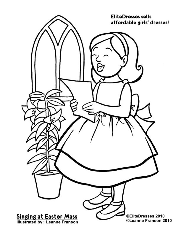 Free Easter Coloring Pages 612x792 Free Easter Coloring Pages