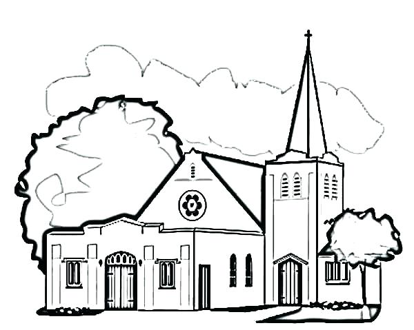 Catholic Mass Coloring Pages Coloring Pages For Church Church 600x479 Catholic Mass Coloring Pages Coloring Pages For Church Church
