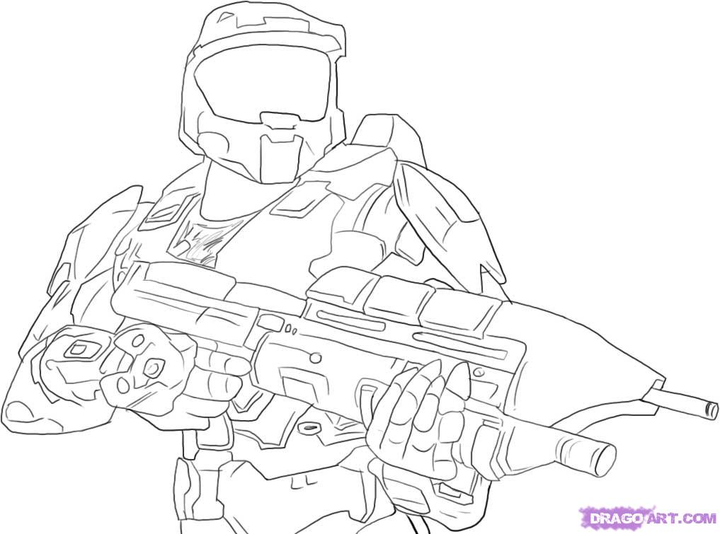 Halo Coloring Pages 1017x755 Halo Coloring Pages