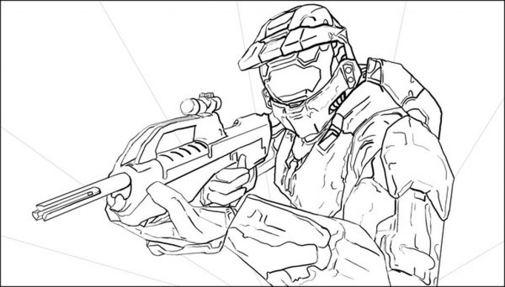 Master Chief Coloring Page 1024x583 Master Chief Coloring Page