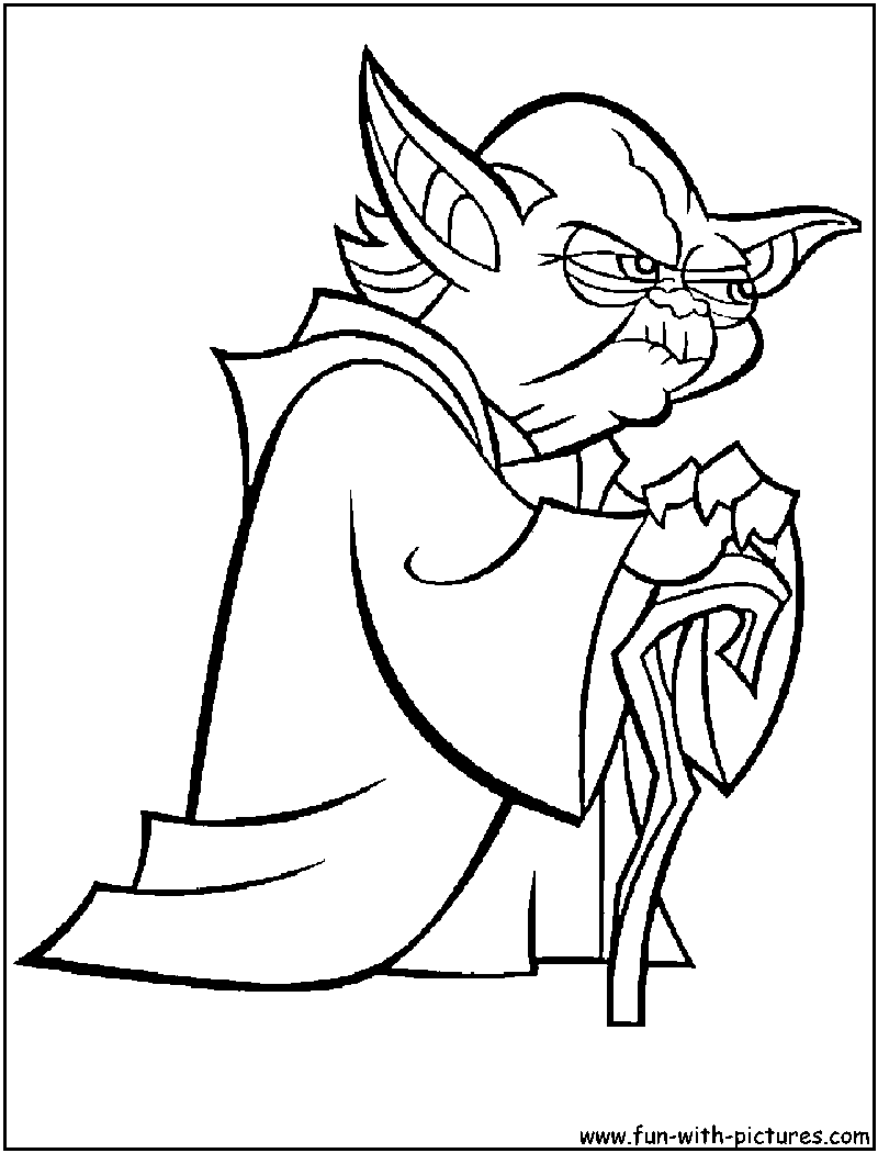 Master Yoda Coloring Page 800x1050 Master Yoda Coloring Page