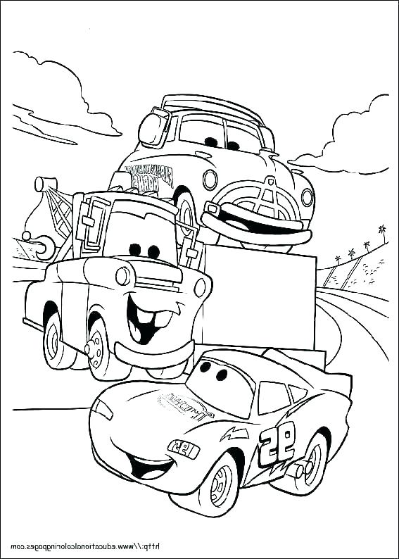 Mater Cars Coloring Pages at GetColorings.com | Free printable ...