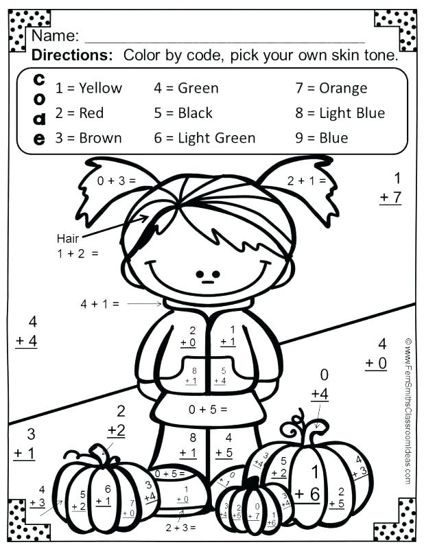 First Grade Coloring Pages Free Color By Number Addition 618x800 First Grade Coloring Pages Free Color By Number Addition