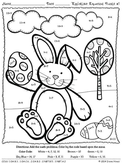 Spring Color By Number Math Worksheets Addition On Free Math Free 500x667 Spring Color By Number Math Worksheets Addition On Free Math Free