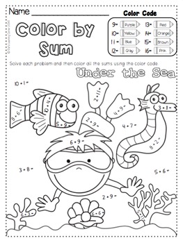 Math Problem Coloring Pages at GetColorings.com | Free printable ...