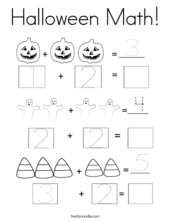 Halloween Math Coloring Page 685x886 Halloween Math Coloring Page