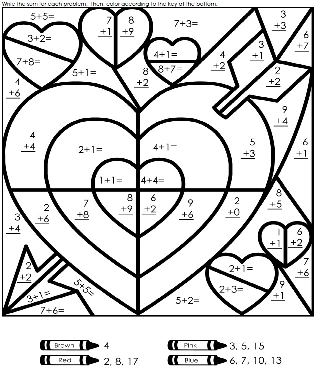 Coloring Math Worksheets Free 635x740 Coloring Math Worksheets Free