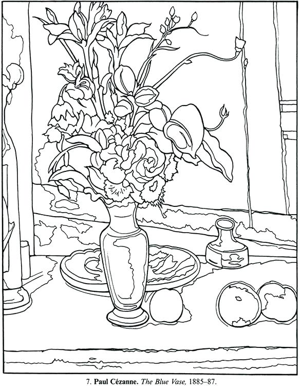 584x750 Matisse Coloring Pages Coloring Pages Art Masterpieces To Color