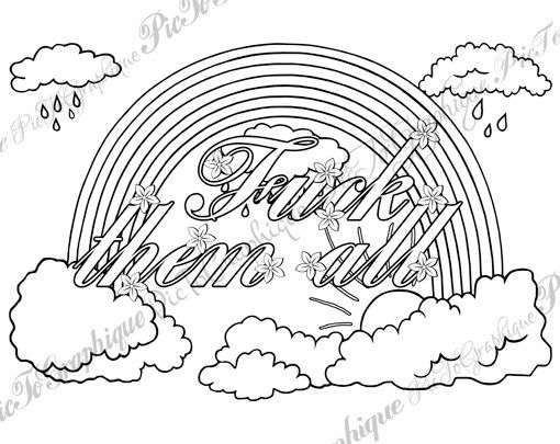 510x405 Coloring Page The Swearing Words Them Vulgar Xxx Mature