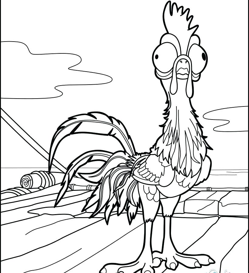 820x900 Moana Coloring Pages