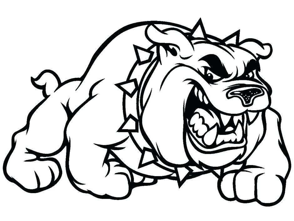 940x705 Bulldog Coloring Page Bulldog Coloring Pages Coloring Pages