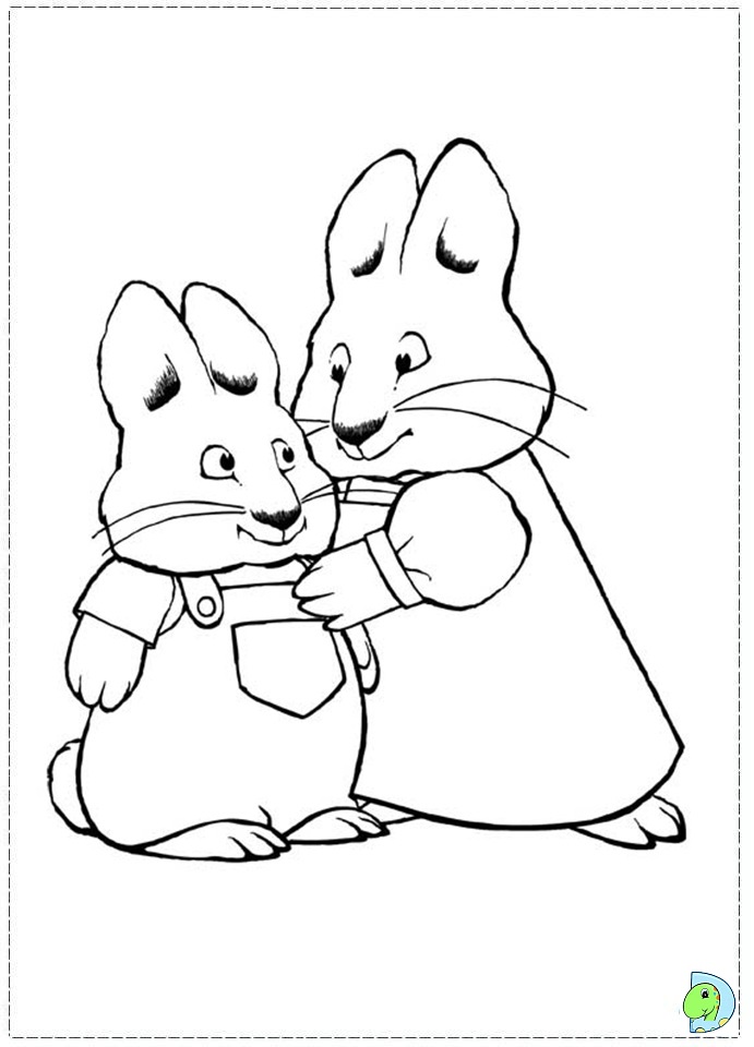 Max And Ruby Coloring Page 691x960 Max And Ruby Coloring Page