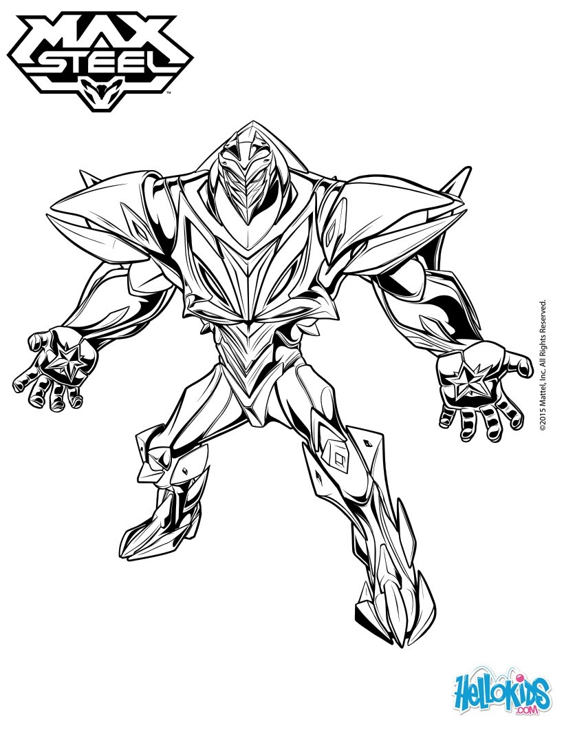 Max Steel Coloring Pages 820x1060 Max Steel Coloring Pages