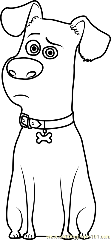 Max Coloring Page 372x800 Max Coloring Page