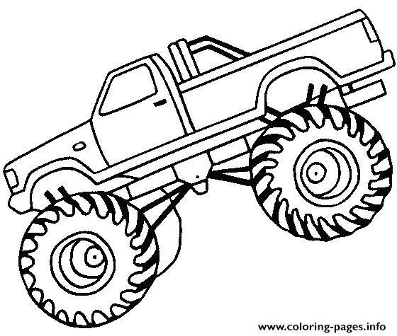 Max D Monster Truck Coloring Pages at GetColorings.com | Free printable ...