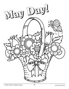 236x305 May Day Coloring Page Printable Fun For Kids