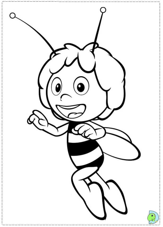 Maya The Bee Coloring Page 691x960 Maya The Bee Coloring Page