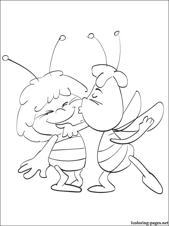 Coloring Pages Maya The Bee Online Coloring Pages 560x750 Coloring Pages Maya The Bee Online Coloring Pages