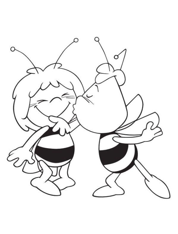 Maya The Bee Coloring Page 44 599x785 Maya The Bee Coloring Page 44