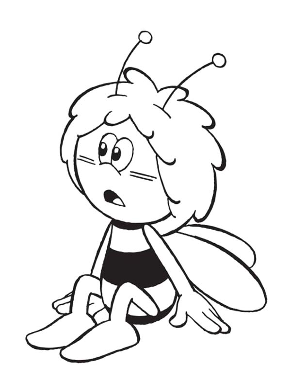 Maya The Bee Coloring Pages 600x787 Maya The Bee Coloring Pages