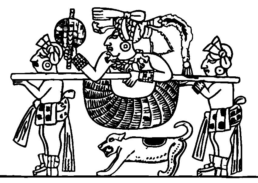 850x604 Mayan Civilization Coloring Page 10