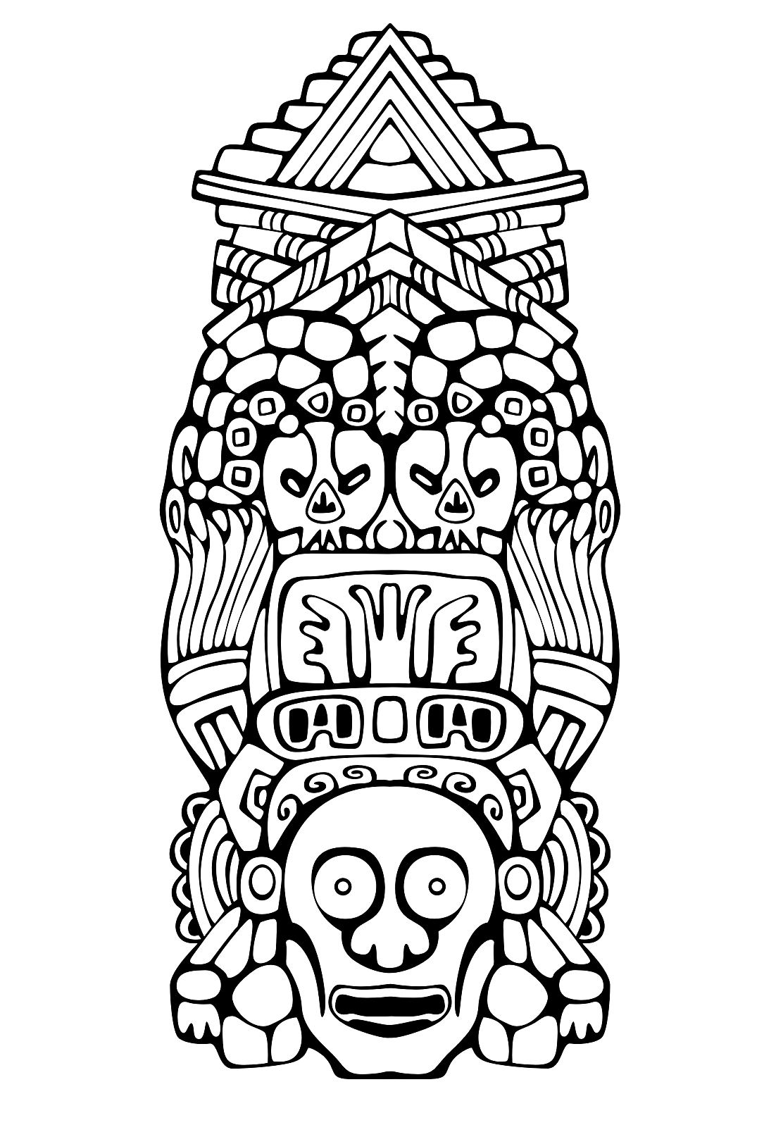 1085x1624 Totem Inspiration Inca Mayan Aztec 3