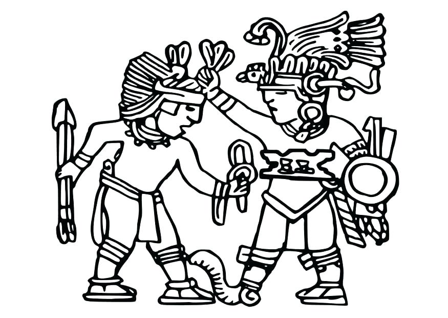 875x620 Aztec Coloring Pageswesome Coloring Pages Print Empire Page