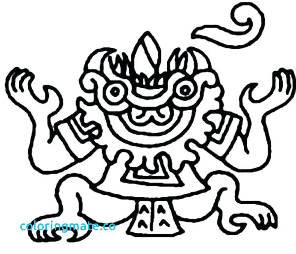 600x515 Aztec Coloring Pages Coloring Pages Inspirational Download