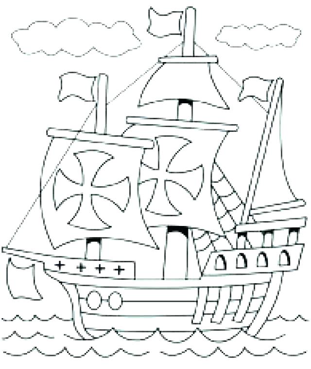 Mayflower Coloring Pages 640x761 Mayflower Coloring Pages