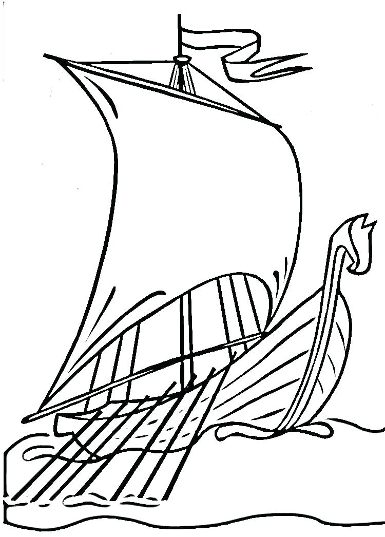 750x1046 Viking Ship Coloring Page Printable Mayflower Coloring Page
