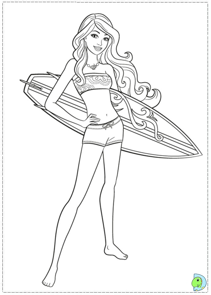Barbie Mermaid Coloring Pages 688x960 Barbie Mermaid Coloring Pages