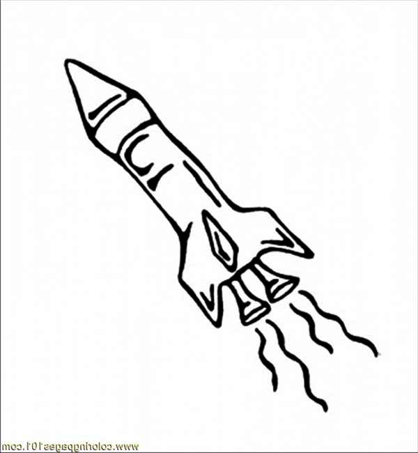 Rocket Ship Burst Coloring Page 600x650 Rocket Ship Burst Coloring Page