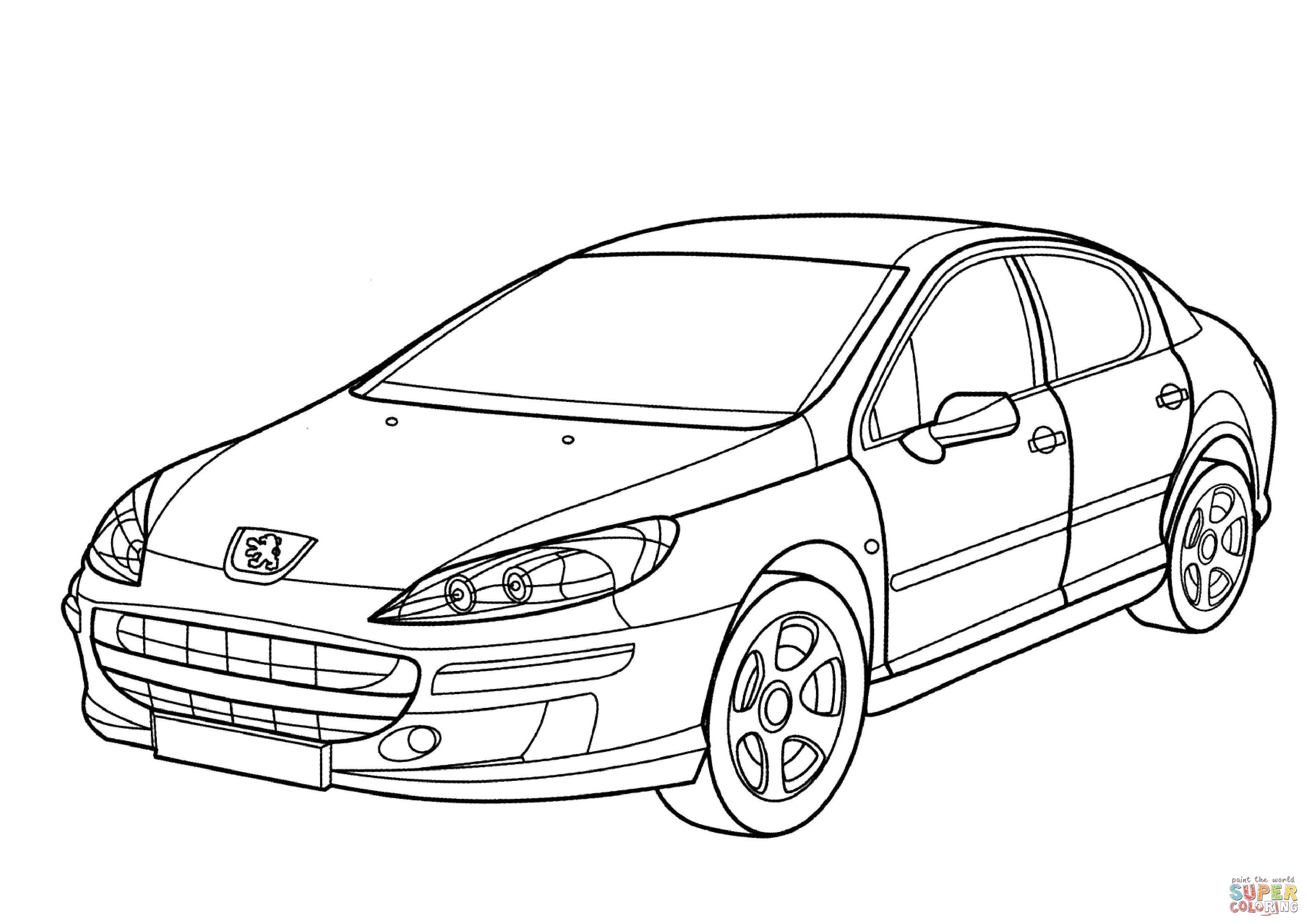 Enormous Subaru Coloring Pages Peugeot 407 Page Free Printable 3508x2480 Enormous Subaru Coloring Pages Peugeot 407 Page Free Printable