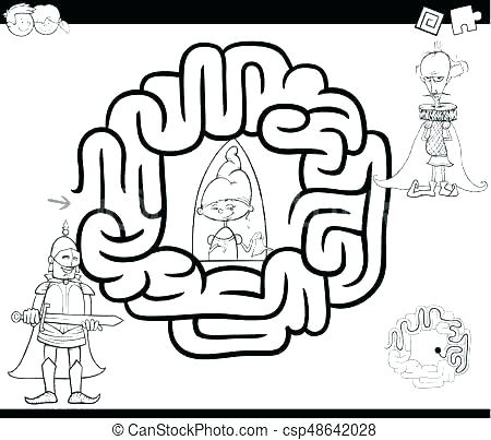 450x403 Maze Coloring Sheets